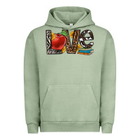 Pigment Oil Green love teacher Urban Hoodie - OliviaCreatesArt