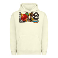 Pigment Pistachio love teacher Urban Hoodie - OliviaCreatesArt
