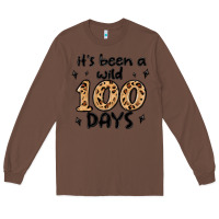 Chestnut its been a wild 100 days Long Sleeve Tee - MaliasSmallBusiness