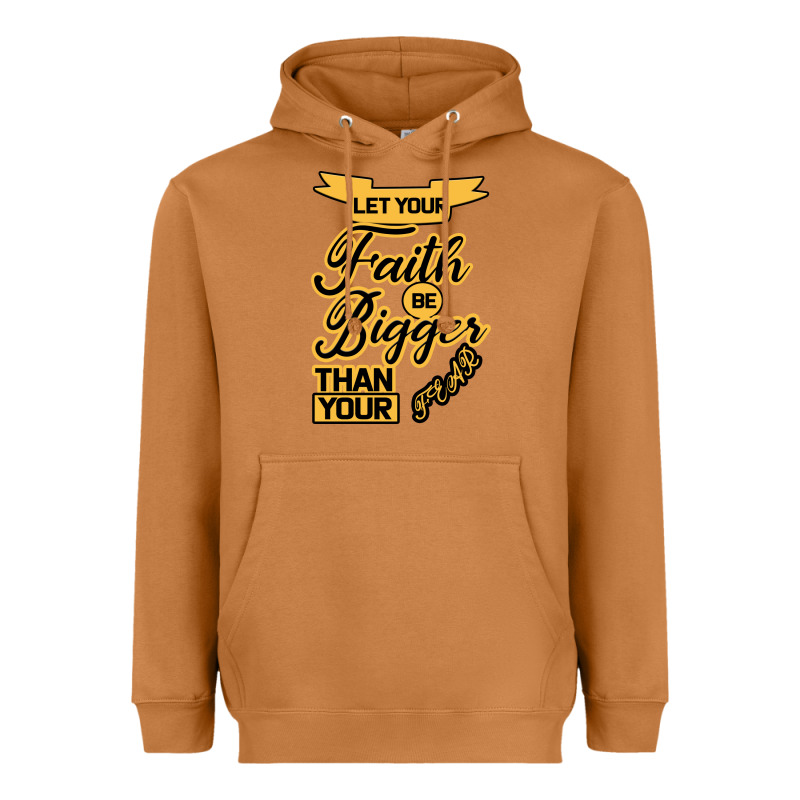Let Your Faith Be Bigger Than Your Fear Heavyweight Hoodie by Bettercallsaul | Teevron