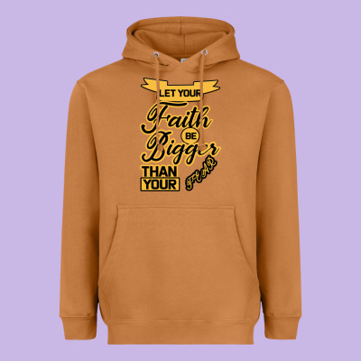 Let Your Faith Be Bigger Than Your Fear Heavyweight Hoodie Designed By Bettercallsaul
