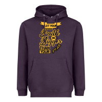 Plum Let your Faith Be Bigger than your fear Heavyweight Hoodie - Bettercallsaul
