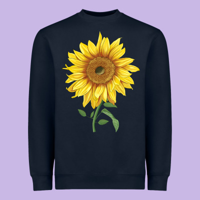 Bambino Sunflower Heavyweight Sweatshirt Designed By Lillyallendesigns
