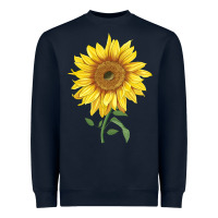 Navy bambino sunflower Heavyweight Sweatshirt - LillyAllenDesigns