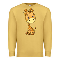 Antique Gold giraffe Premium Sweatshirt - texasbilliewilder