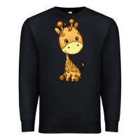 Black giraffe Premium Sweatshirt - texasbilliewilder
