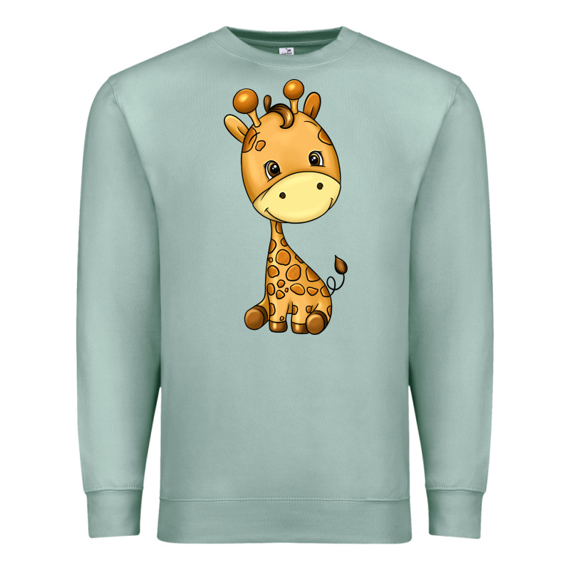 Giraffe Premium Sweatshirt by texasbilliewilder | Teevron