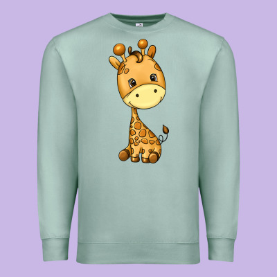 Giraffe Premium Sweatshirt Designed By Texasbilliewilder