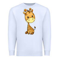 White giraffe Premium Sweatshirt - texasbilliewilder