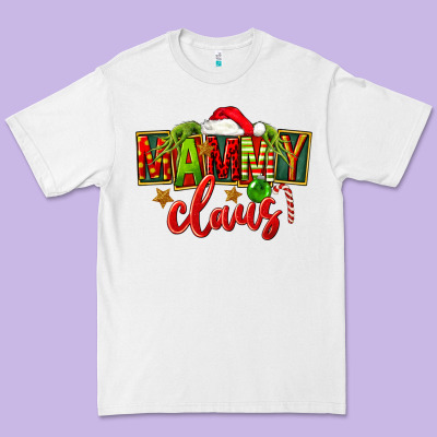 Christmas Mammy Claus Premium Tee Designed By Fadigitalartstudio