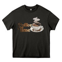 Asphalt coffee time Heavy Core Tee - BarkalooDesign