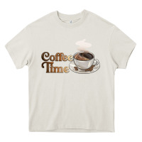 Cream coffee time Heavy Core Tee - BarkalooDesign