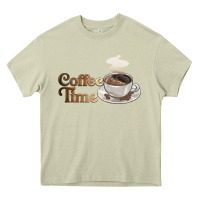 Mossy coffee time Heavy Core Tee - BarkalooDesign