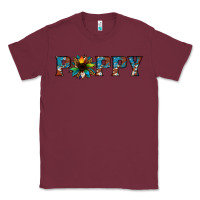 Burgundy poppy cowhide sunflower Classic Tee - Jasminsmagicworld