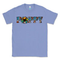 Colony Blue poppy cowhide sunflower Classic Tee - Jasminsmagicworld