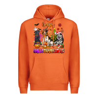 Carrot happy hallothanksmas dogs Premium Hoodie - texasbilliewilder