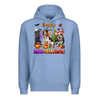 Colony Blue happy hallothanksmas dogs Premium Hoodie - texasbilliewilder
