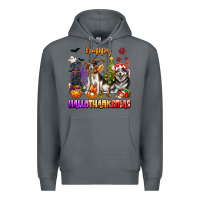 Rock happy hallothanksmas dogs Premium Hoodie - texasbilliewilder