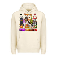 Tofu happy hallothanksmas dogs Premium Hoodie - texasbilliewilder