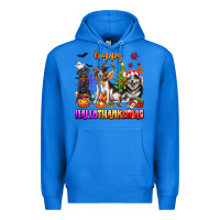 True Royal happy hallothanksmas dogs Premium Hoodie - texasbilliewilder