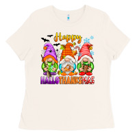 Bone happy hallothanksmas gnomes Ladies Tee - texasbilliewilder
