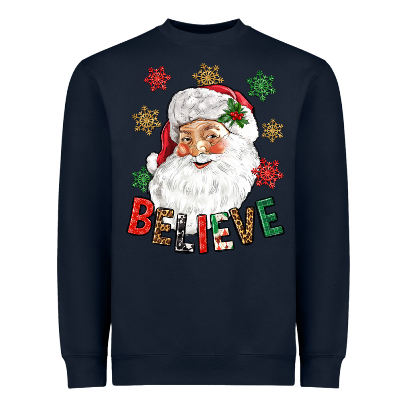 Believe Christmas Heavyweight Sweatshirt by NancyCooperArtShop | Teevron