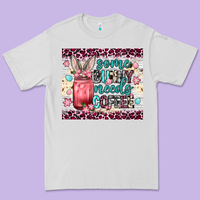 Some Bunny Needs Coffee 20oz Tumbler Premium Tee Designed By Neo Western