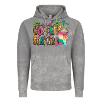 Cloud Rock iced coffee and sunshine summer Vintage Hoodie - Jasminsmagicworld