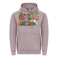 Vintage Zinc iced coffee and sunshine summer Vintage Hoodie - Jasminsmagicworld
