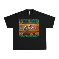 Black western nurse glitter leopard sunflowers Urban Heavy Tee - BarkalooDesign