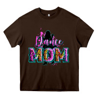 Chocolate Brown dance mom Heavy Core Tee - Zillion Design Studio