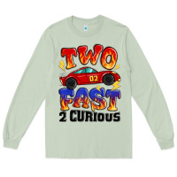 Matcha two fast two curious boys birthday racing car Long Sleeve Tee - MaliasSmallBusiness