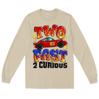 Mushroom two fast two curious boys birthday racing car Long Sleeve Tee - MaliasSmallBusiness