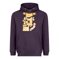 Plum Let Your Faith Be Bigger Than Your Fear Heavyweight Hoodie - Bettercallsaul