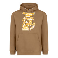 Toasted Coconut Let Your Faith Be Bigger Than Your Fear Heavyweight Hoodie - Bettercallsaul