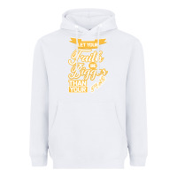 White Let Your Faith Be Bigger Than Your Fear Heavyweight Hoodie - Bettercallsaul
