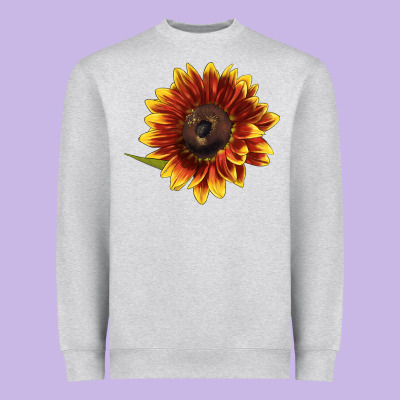 Ring O Fine Sunflower Heavyweight Sweatshirt Designed By Lillyallendesigns