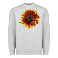 Heather Grey ring o fine sunflower Heavyweight Sweatshirt - LillyAllenDesigns