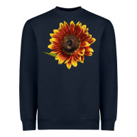 Navy ring o fine sunflower Heavyweight Sweatshirt - LillyAllenDesigns
