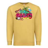 Antique Gold Nurse off duty Premium Sweatshirt - NancyCooperArtShop