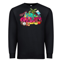 Black Nurse off duty Premium Sweatshirt - NancyCooperArtShop