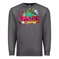 Charcoal Heather Nurse off duty Premium Sweatshirt - NancyCooperArtShop