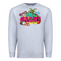 Heather Grey Nurse off duty Premium Sweatshirt - NancyCooperArtShop