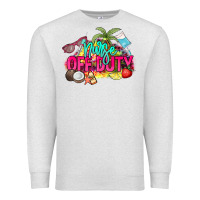 Oatmeal Heather Nurse off duty Premium Sweatshirt - NancyCooperArtShop