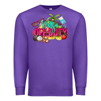 Purple Nurse off duty Premium Sweatshirt - NancyCooperArtShop