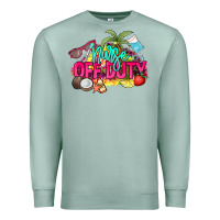 Seafoam Nurse off duty Premium Sweatshirt - NancyCooperArtShop