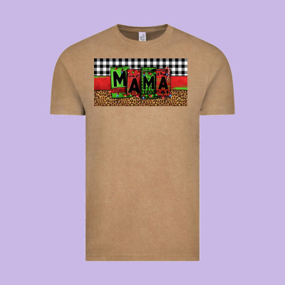 Mama Christmas Vintage Tee Designed By Jasminsmagicworld