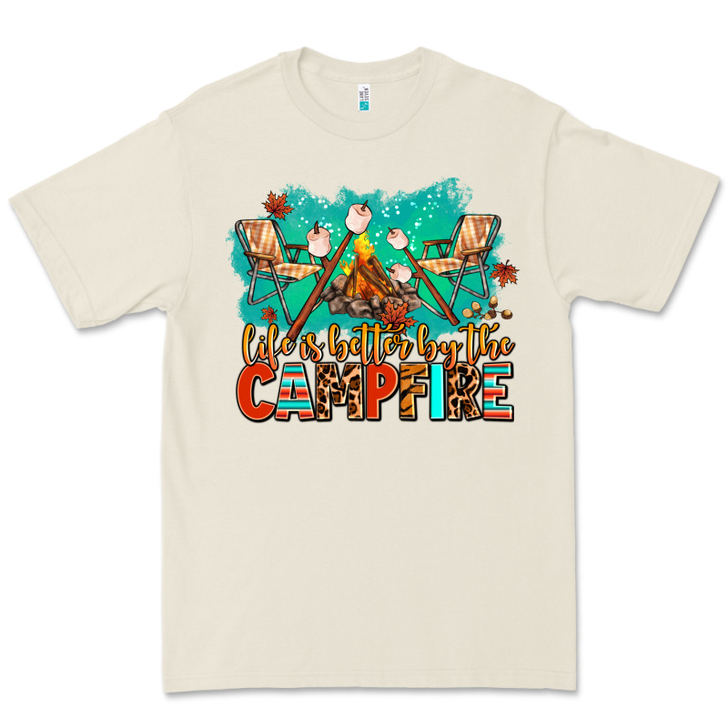 Life Is Better By The Campfire Premium Tee by AdoDesignShop | Teevron