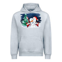 Heather Grey teeth snow party costom ado Urban Hoodie - OliviaCreatesArt