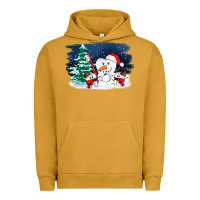 Pigment Peanut Butter teeth snow party costom ado Urban Hoodie - OliviaCreatesArt